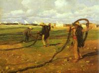 Joaquin Sorolla y Bastida - Pescadores Recgiendo Las Redes